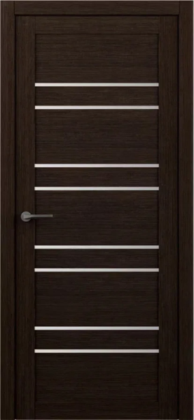 Тренд Т-14 Тренд Дорс дверь межкомнатная EcoTex лиственница темная стекло белое