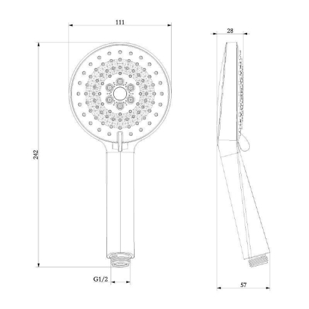 Ручной душ LEMARK LM8127C