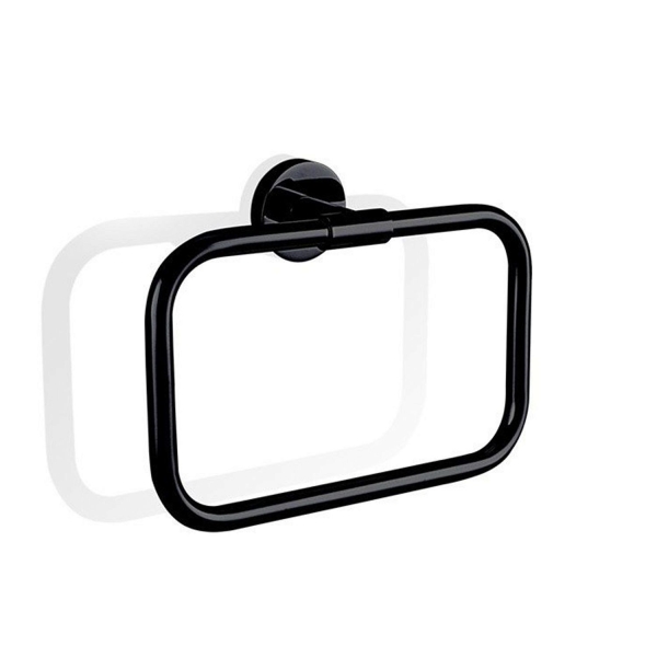 Полотенцедержатель DECOR WALTHER Basic HTR кольцо 531260 черный матовый