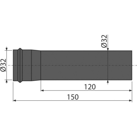 Удлинитель ALCAPLAST A4000BLACK