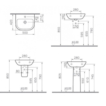 Полупьедестал VITRA S20
