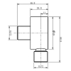 Шланговое подсоединение CAPRIGO Parts 99-590-crm