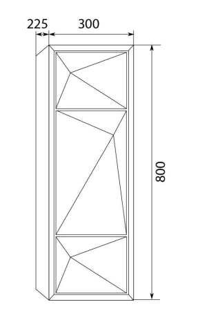 Пенал MARKA ONE Romb 30 L Cappuccino