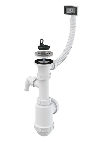 Сифон для мойки ALCAPLAST A444P-DN50/40