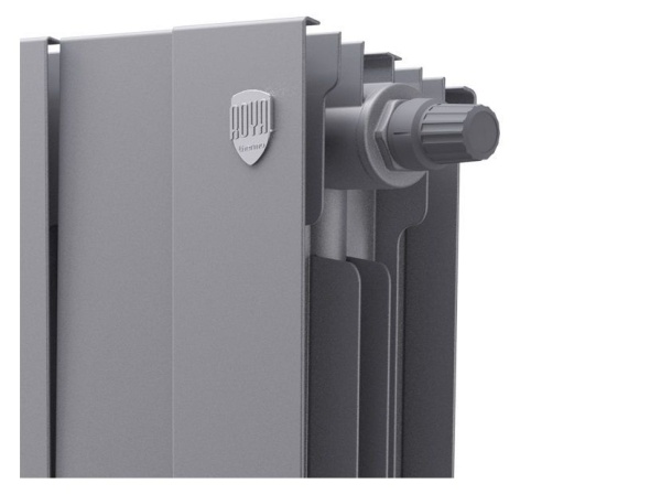 Радиатор биметаллический ROYAL THERMO PianoForte 500 8 секций, ниж. подк. 6400/591 Silver Satin