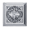 Трап VERAGIO Canyon Cromo с декоративной решеткой VR.CAN-2005.CR 120x120