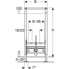 Инсталляция для биде GEBERIT Duofix 111.520.00.1