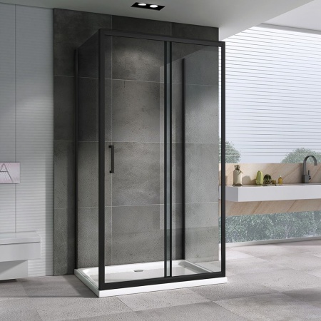 Душевое ограждение ABBER Schwarzer Diamant AG30150B-S50B-S50B 150x50x195