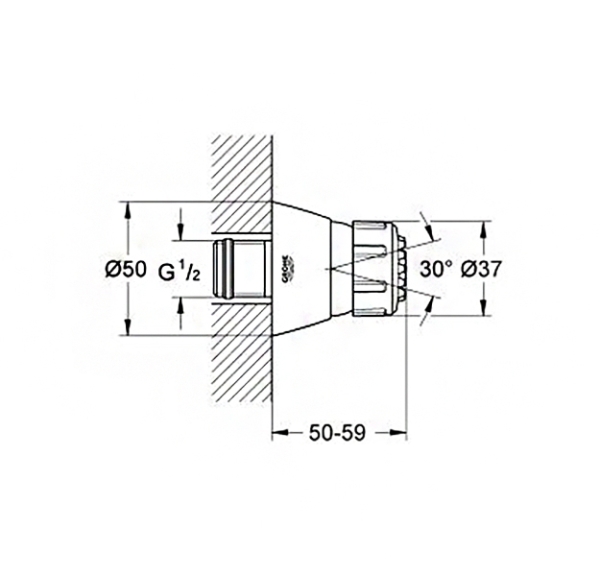 Боковой душ GROHE Relexa Plus 28286000