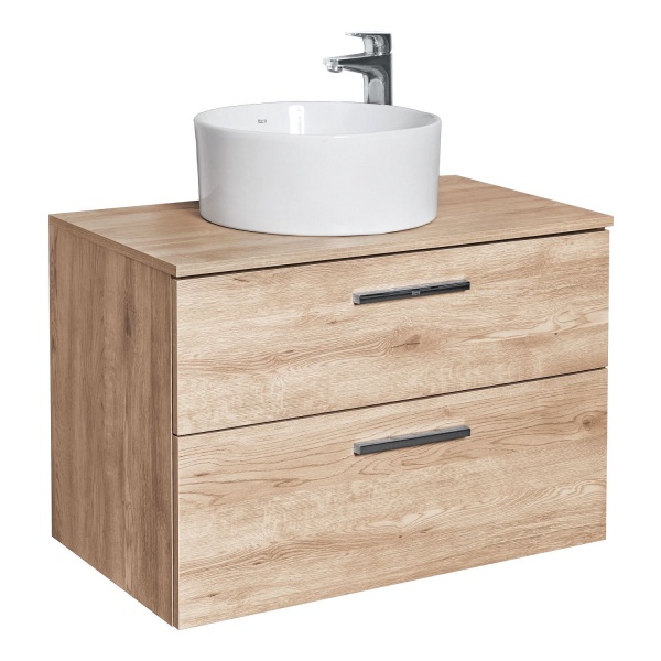 Тумба с раковиной ROCA Victoria 80 со столешницей, орех