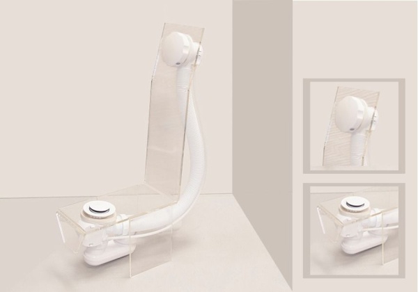 Слив-перелив TONI ARTI TA-BS-100W белый матовый