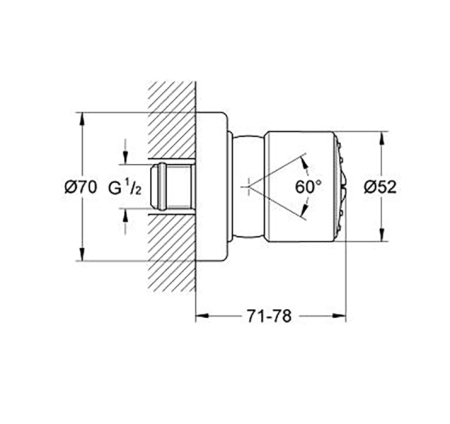 Боковой душ GROHE Relexa Plus 28198000
