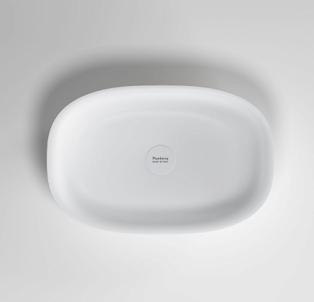Раковина PLUMBERIA Seta Soft 58 белый матовый