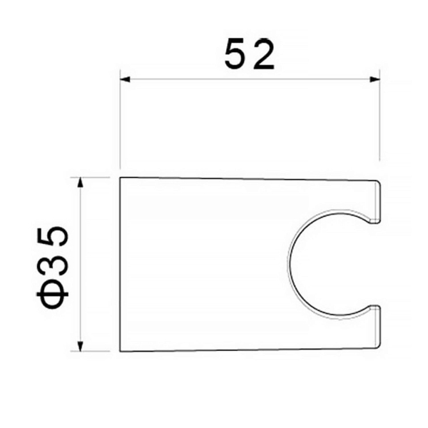 Держатель душа АКВАТЕК AQ2404BGM gun metal брашированный