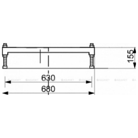 Подставка с регулируемыми опорами AQUANET AQ-00332879