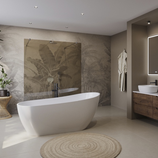 Акриловая ванна BELBAGNO BB704-1700-800-K 170x80