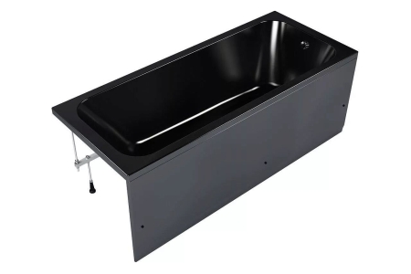 Панель фронтальная для ванн МЕТАКАМ Strict Black 160