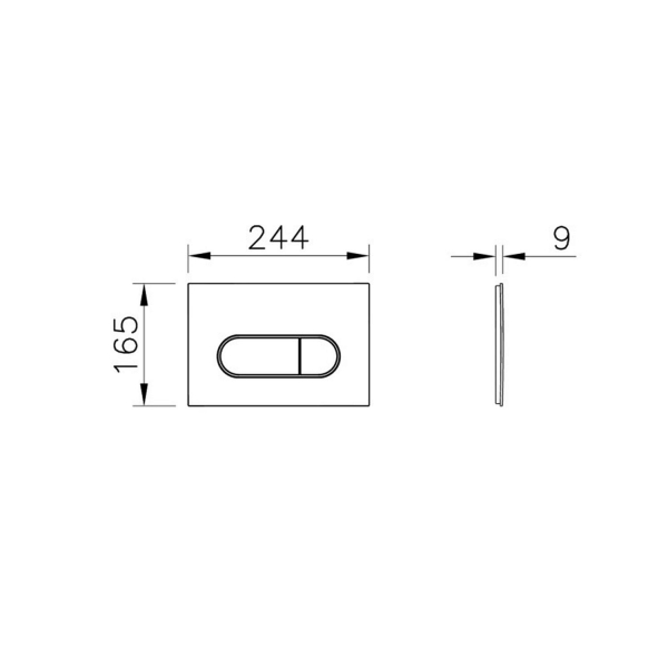 Кнопка смыва VITRA Root Round 740-2225 золото брашированное