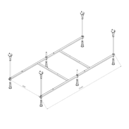 Каркас AM.PM X-Joy 160х70