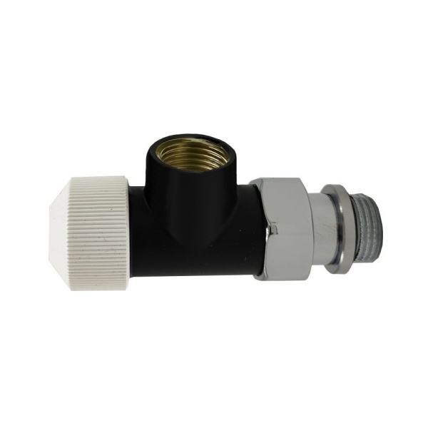 Клапан терморегулир. осевой KZTO Tondera 1/2" M30x1,5 0631-1500VC0S черный мат.