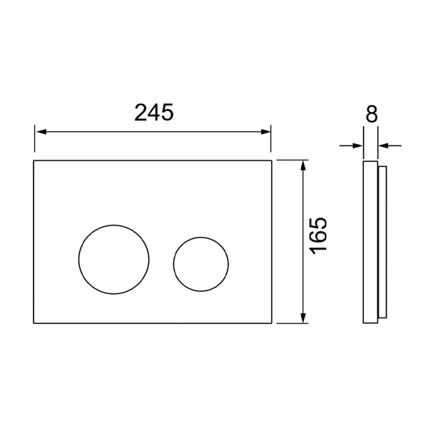 Кнопка смыва TECE TECESpring Loop S240610 песочно-бежевый