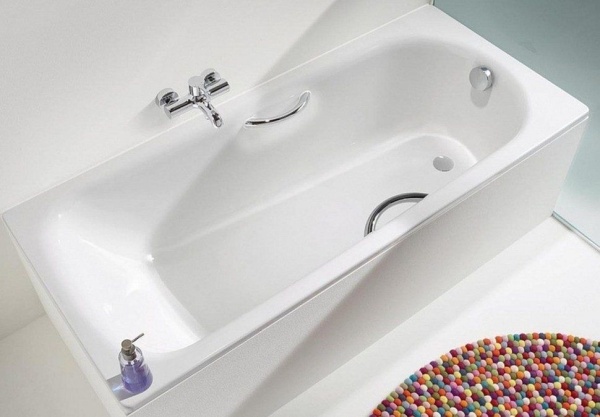 Стальная ванна KALDEWEI Saniform Plus Star Мод.336 170x75 белый+отв.под ручки+anti-slip