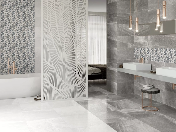 Мозаика 2729DB2L Декор Skyline серо-бежевый 3x3