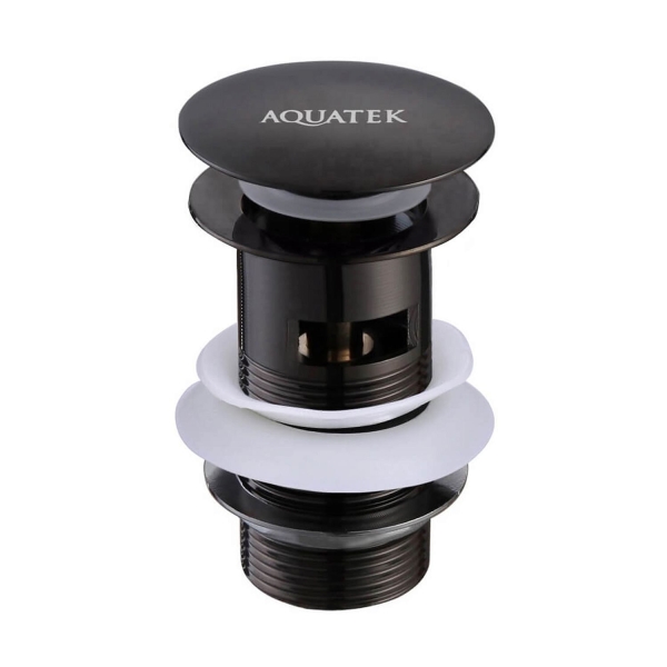 Донный клапан АКВАТЕК AQ6001MB черный матовый