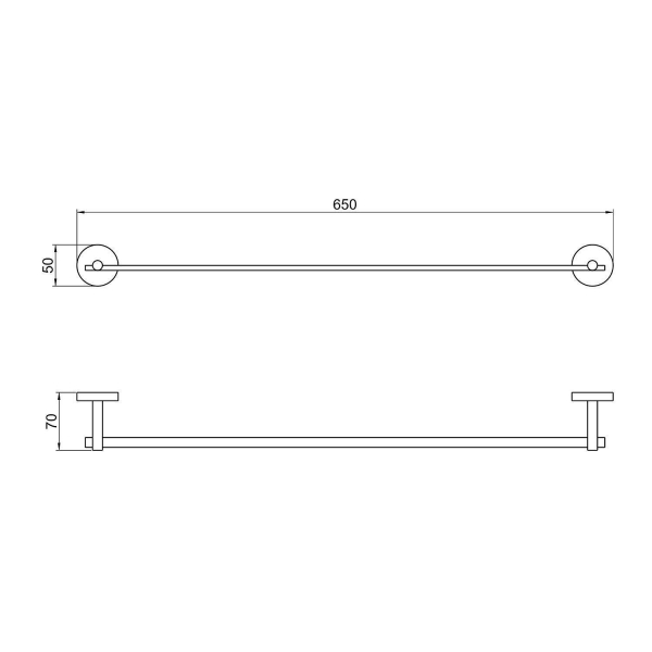 Полотенцедержатель АКВАТЕК Бетта AQ4614CR