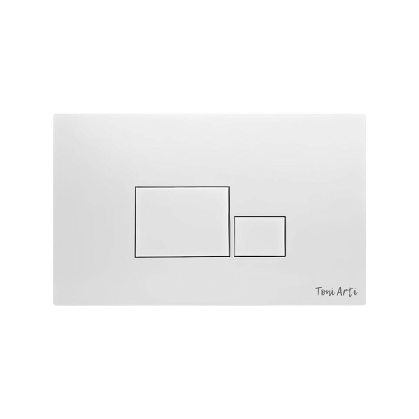 Кнопка смыва TONI ARTI Tocco TA-0062 белый глянец