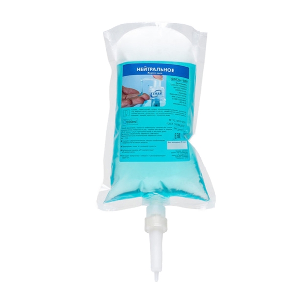 Жидкое мыло KEMAN нейтральное 100024-1000, 1000 мл