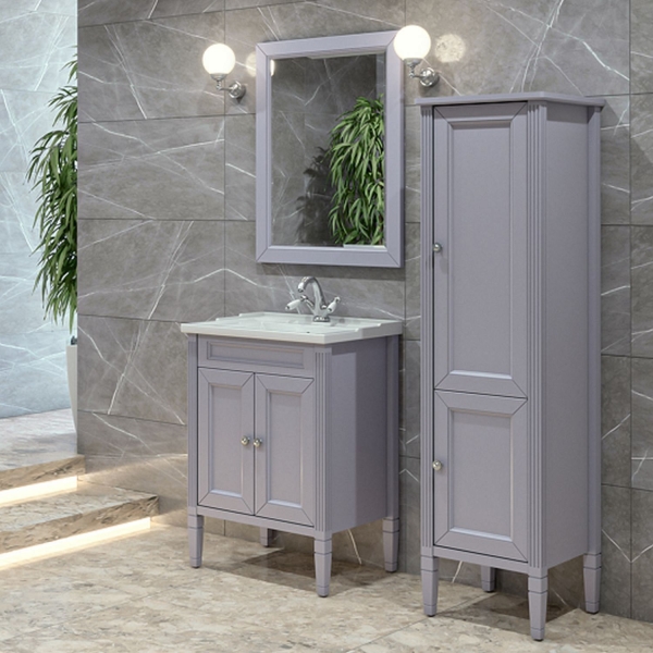 Тумба под раковину CAPRIGO Альбион 60 серый матовый