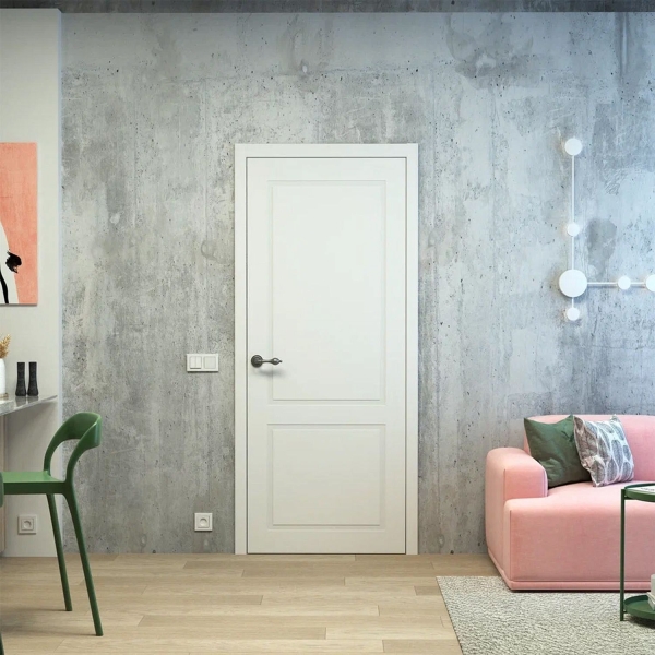 Дверь ALBERO НеоКлассикаPRO-2 с магнитной защелкой 80x200 белый матовый