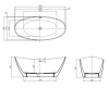 Акриловая ванна VAGNERPLAST Lorna 167x79