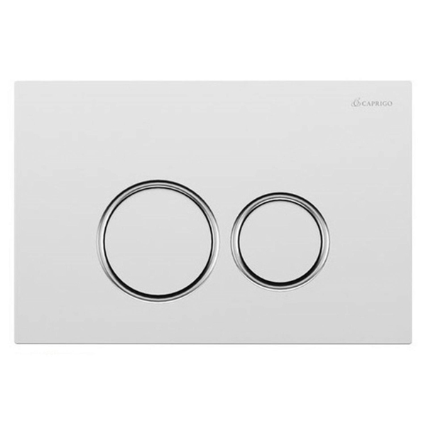 Кнопка смыва CAPRIGO Dew-R DA001-white/crm белый матовый