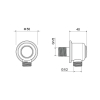 Шланговое подсоединение АКВАТЕК Классик AQ2461CR