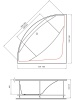 Панель фронтальная для ванн VAYER Boomerang 140x140