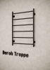 Полотенцесушитель эл. DEROH Treppe 6П 60/80 левое скрыт. подключ., 87 Вт черный мат.