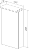 Комплект мебели LEMARK Buno 45 белый/серый матовый