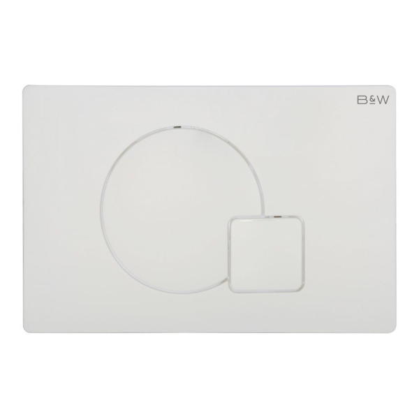 Кнопка смыва BLACK&WHITE Universe WPI-09521 Glossy Ivory