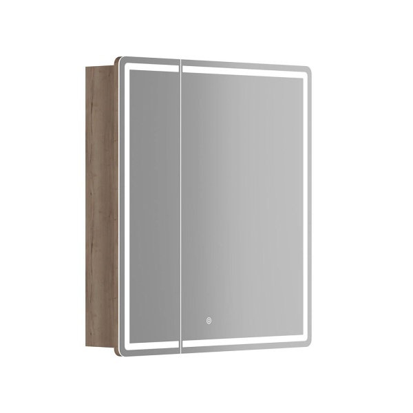 Зеркальный шкаф SANCOS Mirror с подсветкой 70 дуб галифакс
