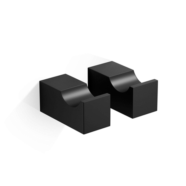 Крючок DECOR WALTHER Corner HAK1 двойной 561960 черный матовый
