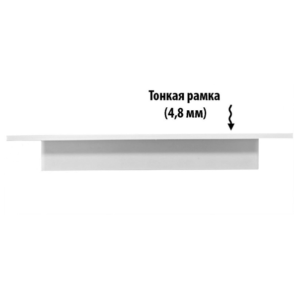 Кнопка смыва ESBANO Slim 37GW белый глянцевый