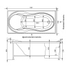 Каркас AQUANET Grenada 180x80