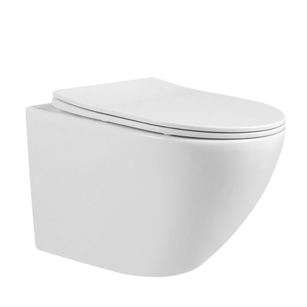 Комплект ABBER Bequem AC0105 + AC1100 с сиденьем с микролифтом, кнопка AC0120, хром