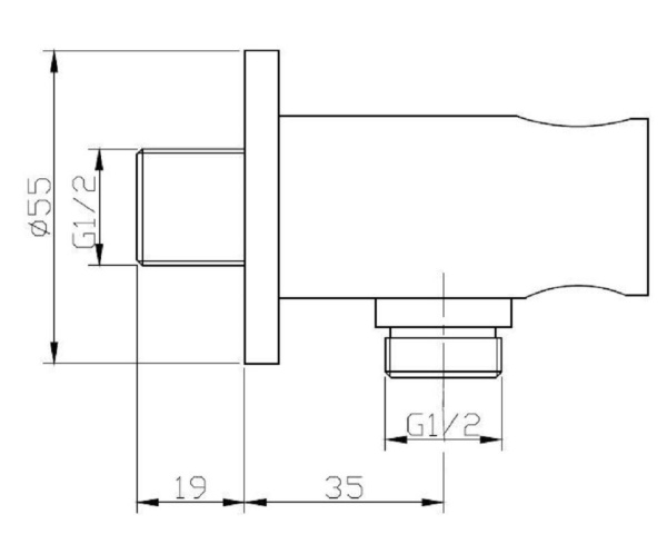 Набор для душа BELBAGNO Ancona ANCONA-DFS-CRM