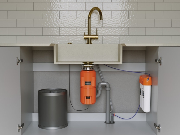 Измельчитель отходов OMOIKIRI Nagare Slim 1250