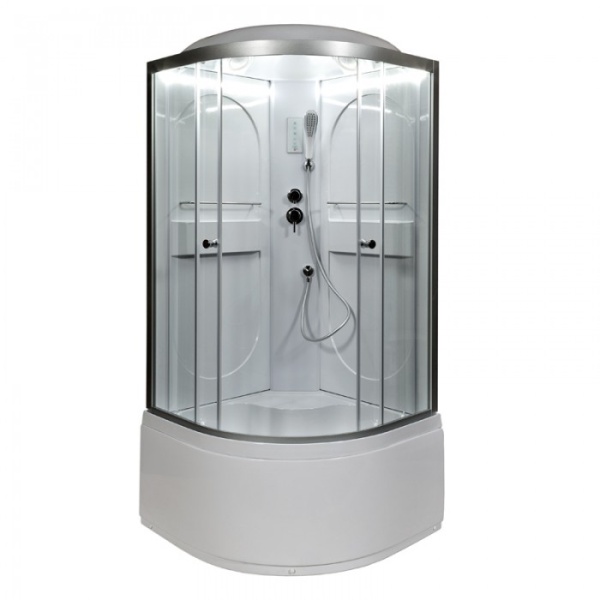 Душевая кабина DETO L690 LED 90x90x215