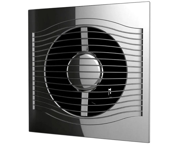 Вентилятор вытяжной DICITI Slim 4C Chrome обратный клапан
