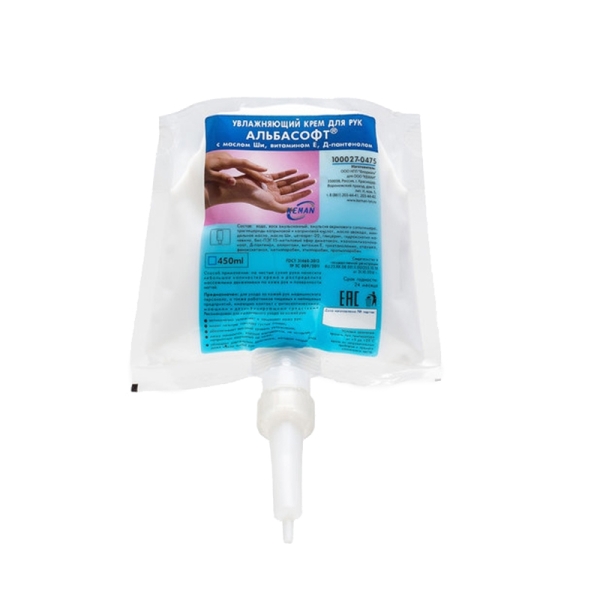 Увлажняющий крем для рук KEMAN Альбасофт, 450 мл